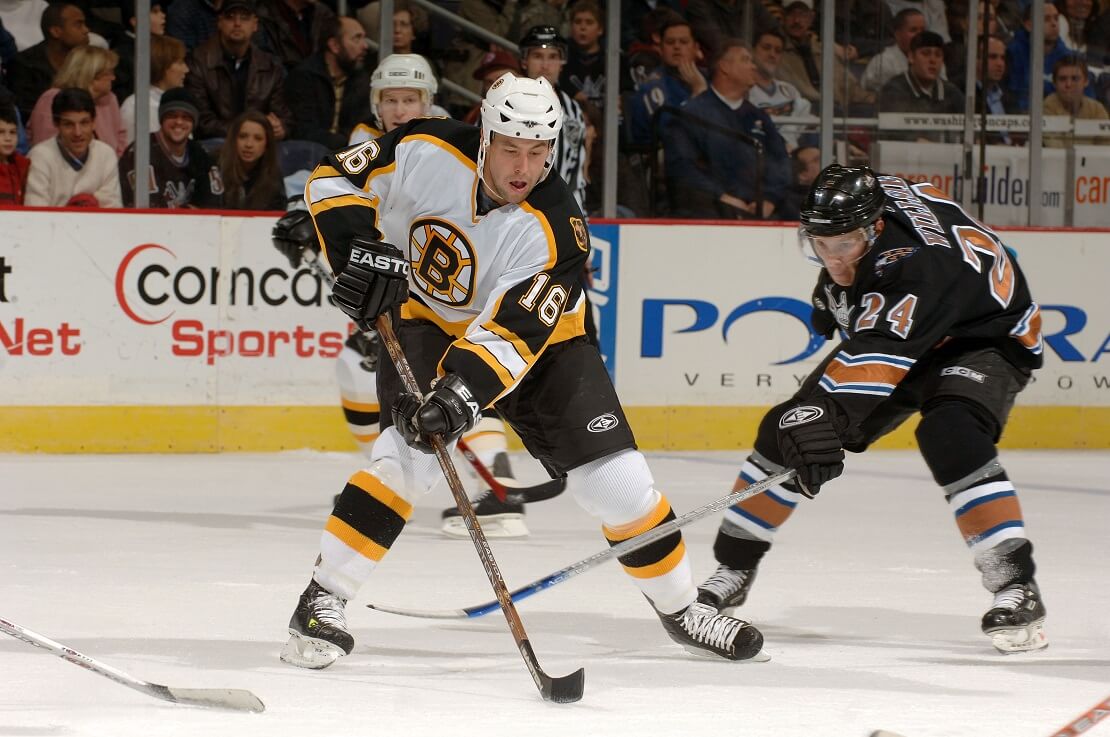 Marco Sturm im Trikot der Boston Bruins