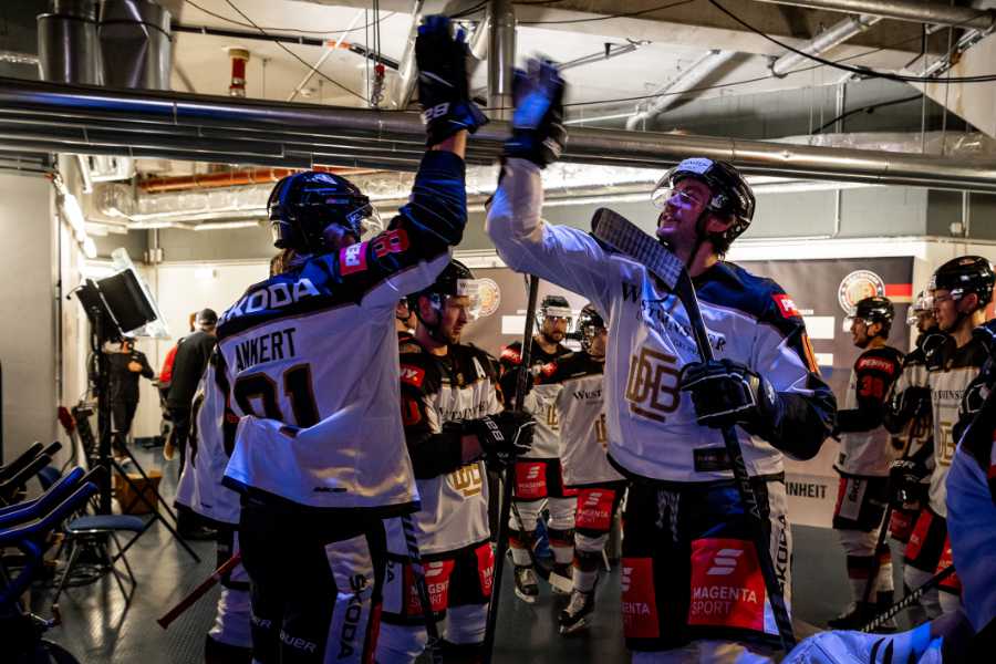 Ankert Albertshauser vor dem Spiel Deutschland gegen die Schweiz