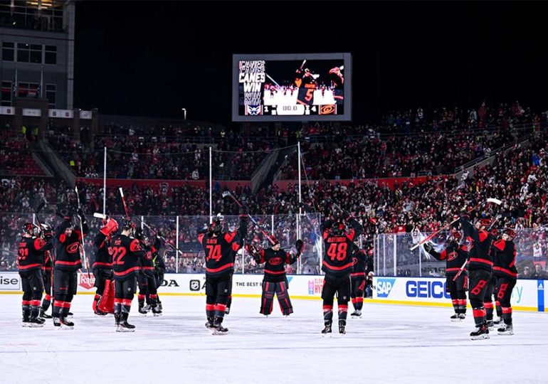 NHL Stadium Series: Hurricanes fegen über Capitals hinweg